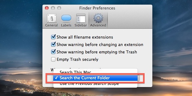 search folder for text mac